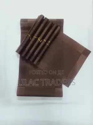 6pcs PVC Table Mats + One Table Runner( 30*180cm) *_Gale