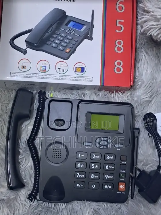 GSM 6588 Fixed Wireless Phone Dual SIM Home Office Telephone