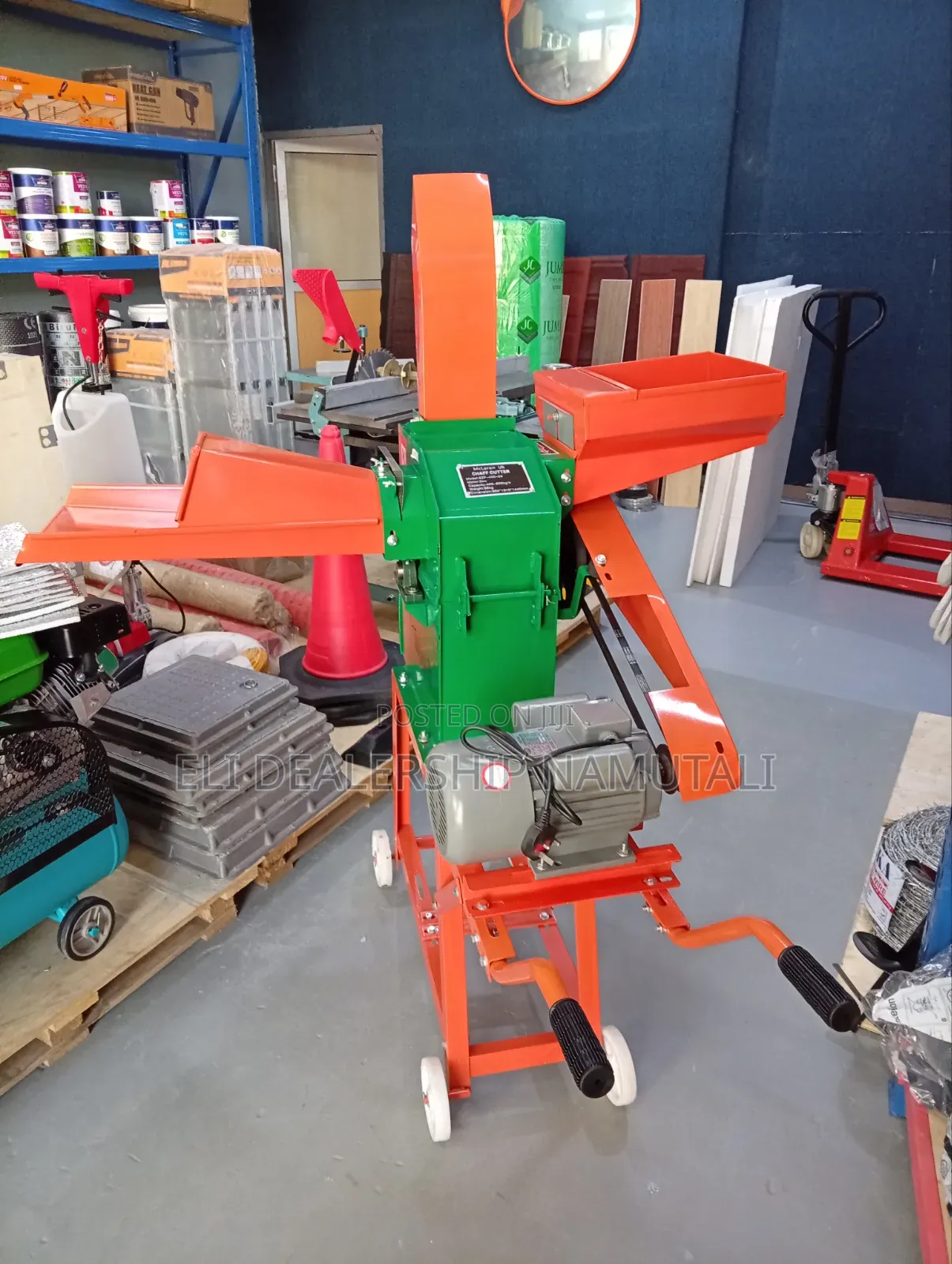 7.5 HP High-Efficiency Chaff Cutter for Napier Grass Crop Residues