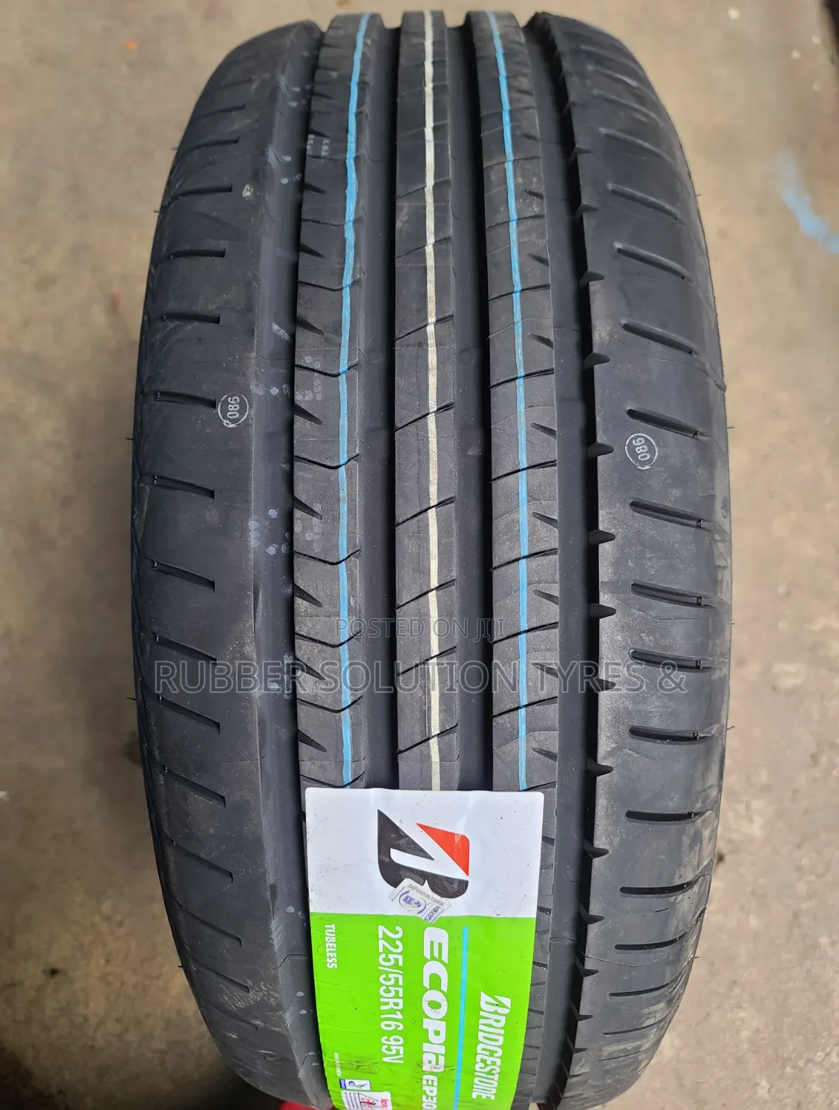 225 /55 R16 Bridgestone Tyres 95v Ecopia Ep300
