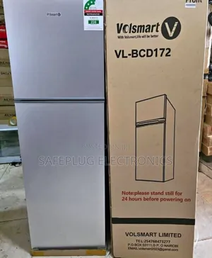 Volsmart 172L Refrigerator – Double Door Fridge Freezer