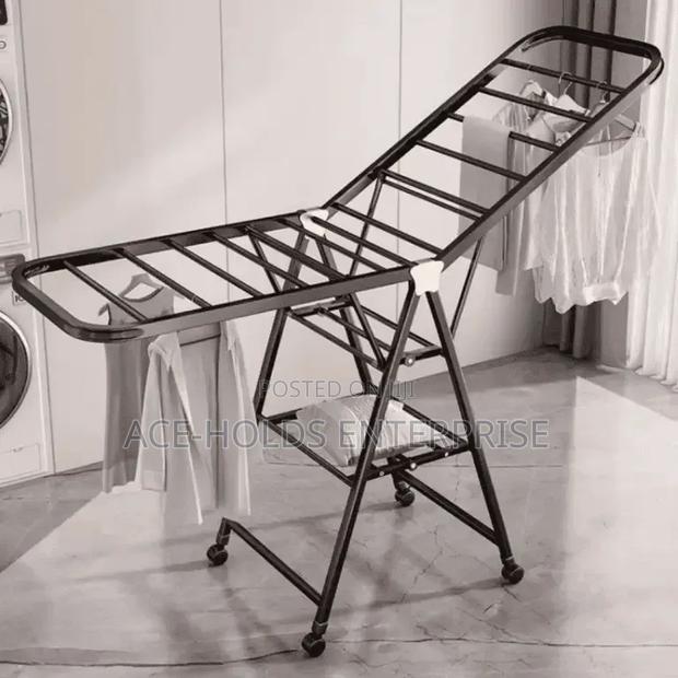 Generic Foldable Heavy Clothes Drying Rack Restocked - thumbnail 2