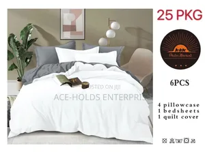 2 Sided Quality 100% Cotton 6pcs Duvet Covers Set - 6*7