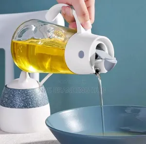 Glass Non Spill Oil Jar 650ml Nm