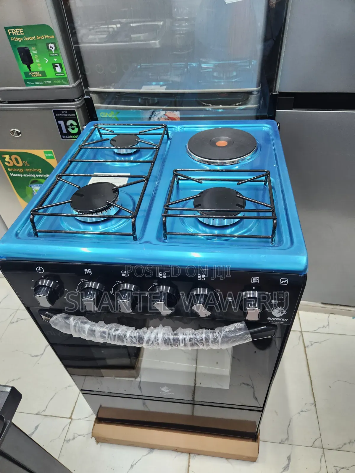 Euroken Black Cooker 3+1