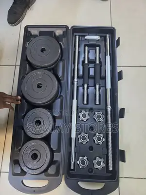 20KG Dumbbell Weight Set,Adjustable Cast Iron Plates With Storage Case
