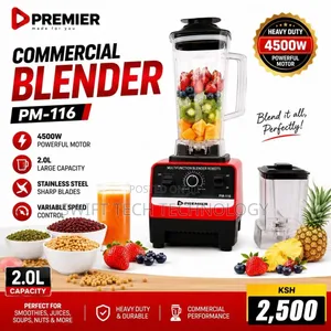 Commercial Blender Premier 2 in 1 Blender 4500 Watts