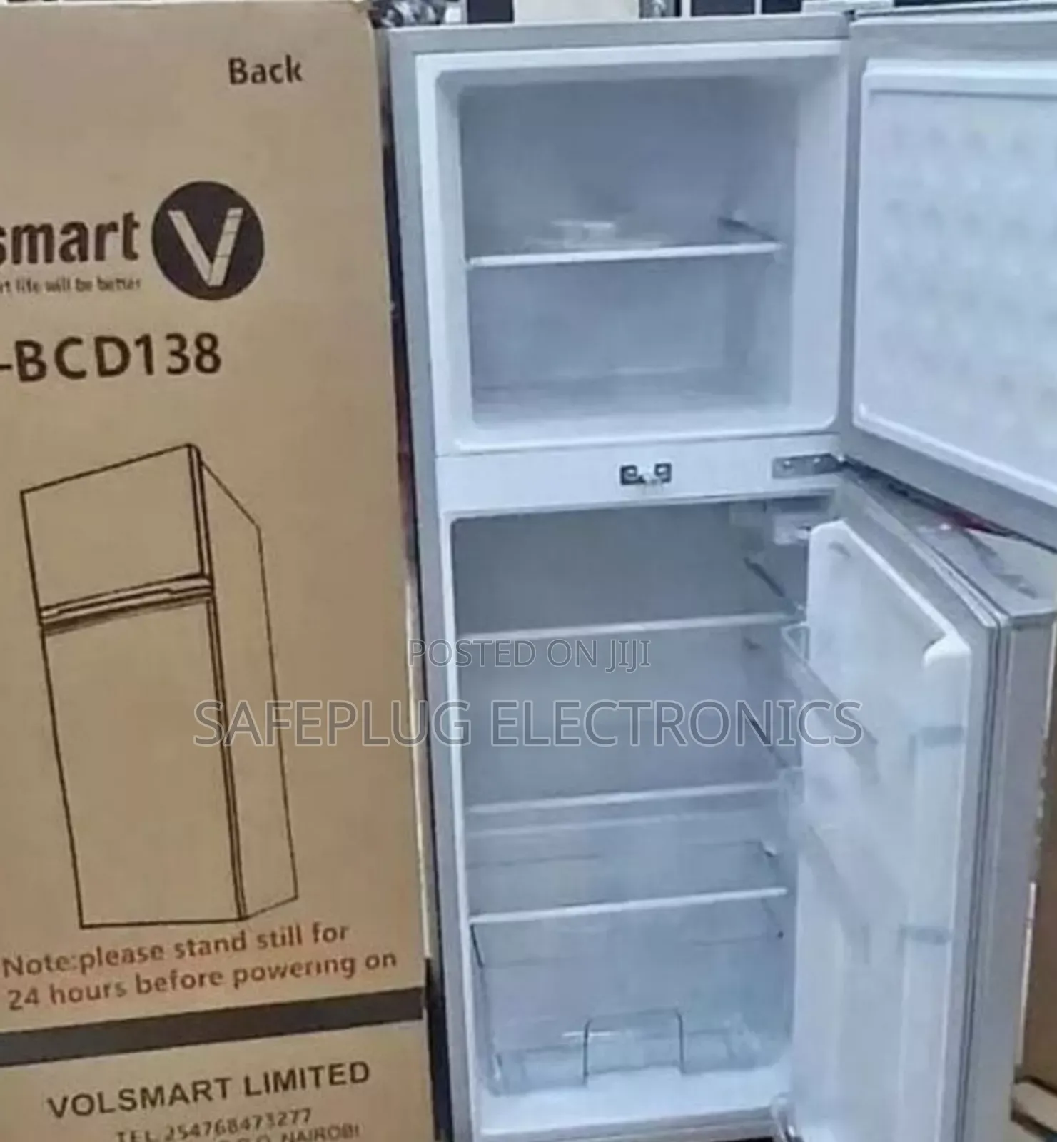 Brand New Volsmart 138L Fridge Freezer | Double Door