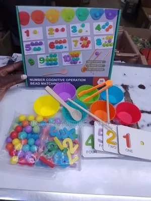 Number and Bead Matching Game