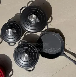 7pcs Enamelcast Iron Cookware