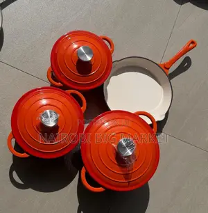 7pcs Enamelcast Iron Cookware
