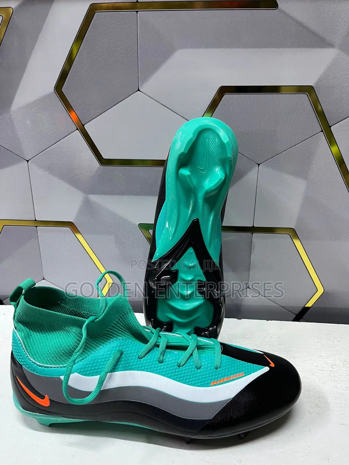 Multicolored Nike Football Cleats, Football Boots