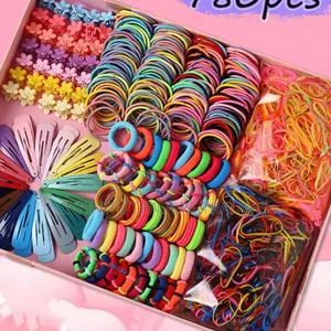 Girls Colorful Hair Bands Set Nylon