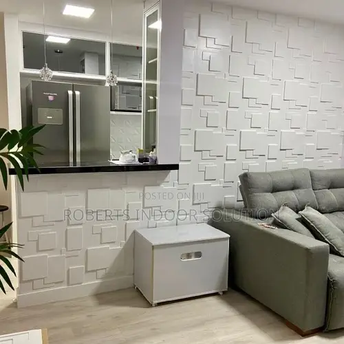Multiple Distinct 3D Shaped Wall Panels