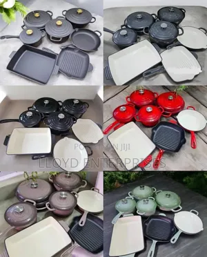11pcs Raw Cast Iron Cookware
