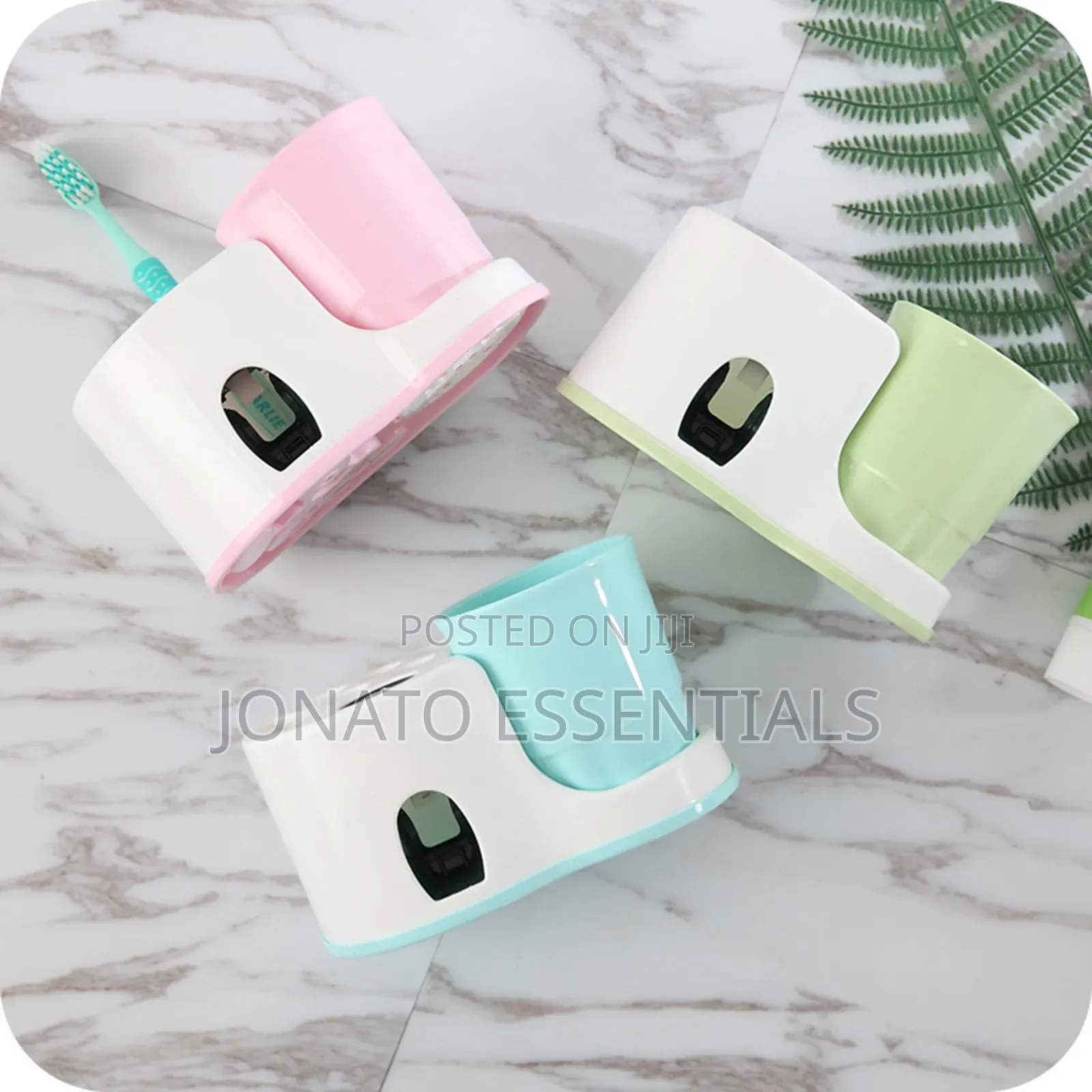 Automatic Toothpaste Dispenser Toothbrush Holder