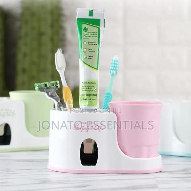 Automatic Toothpaste Dispenser Toothbrush Holder - thumbnail 5