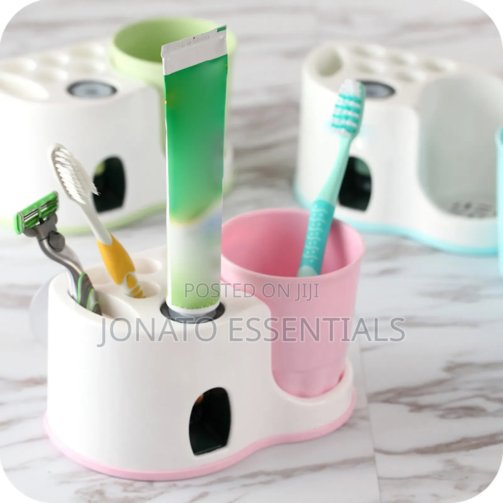 Automatic Toothpaste Dispenser Toothbrush Holder