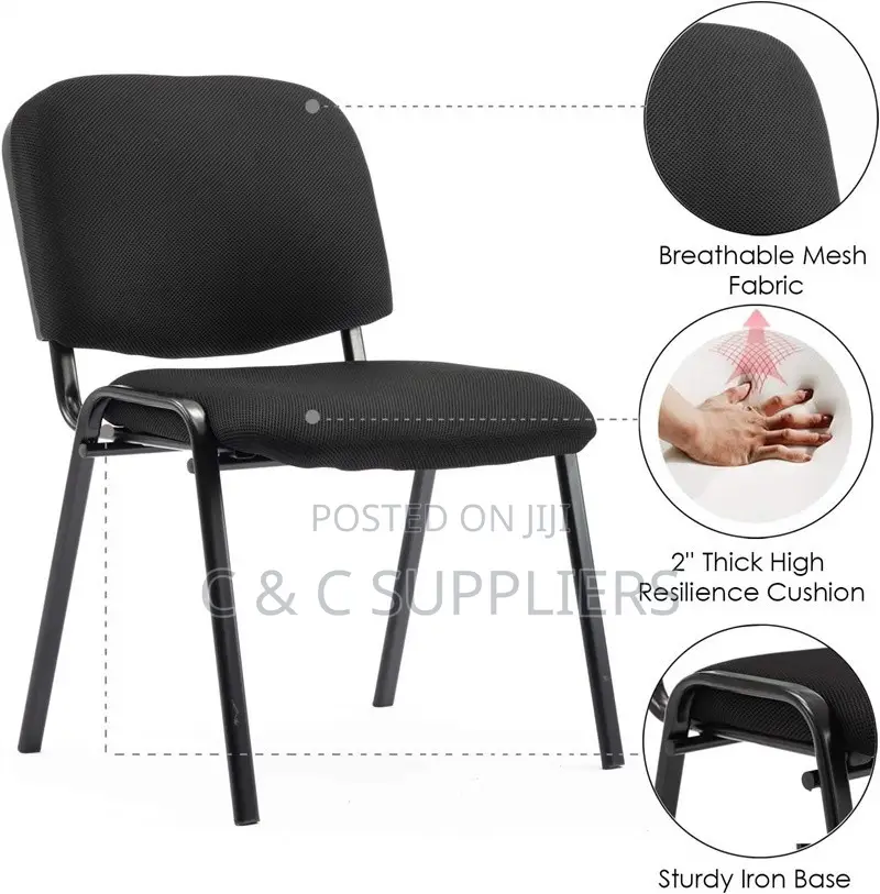 Stackable Fabric Tosca Conference Chair.