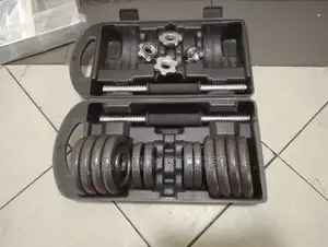 Cast Iron Dumbbell Set With Removable Weight Plates