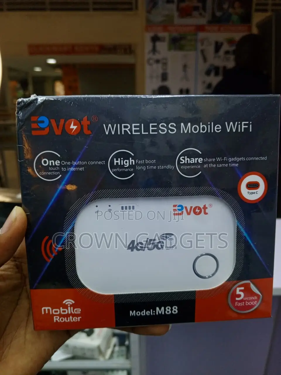 BVOT M88 5G Mobile WiFi Hotspot for Multiple Devices