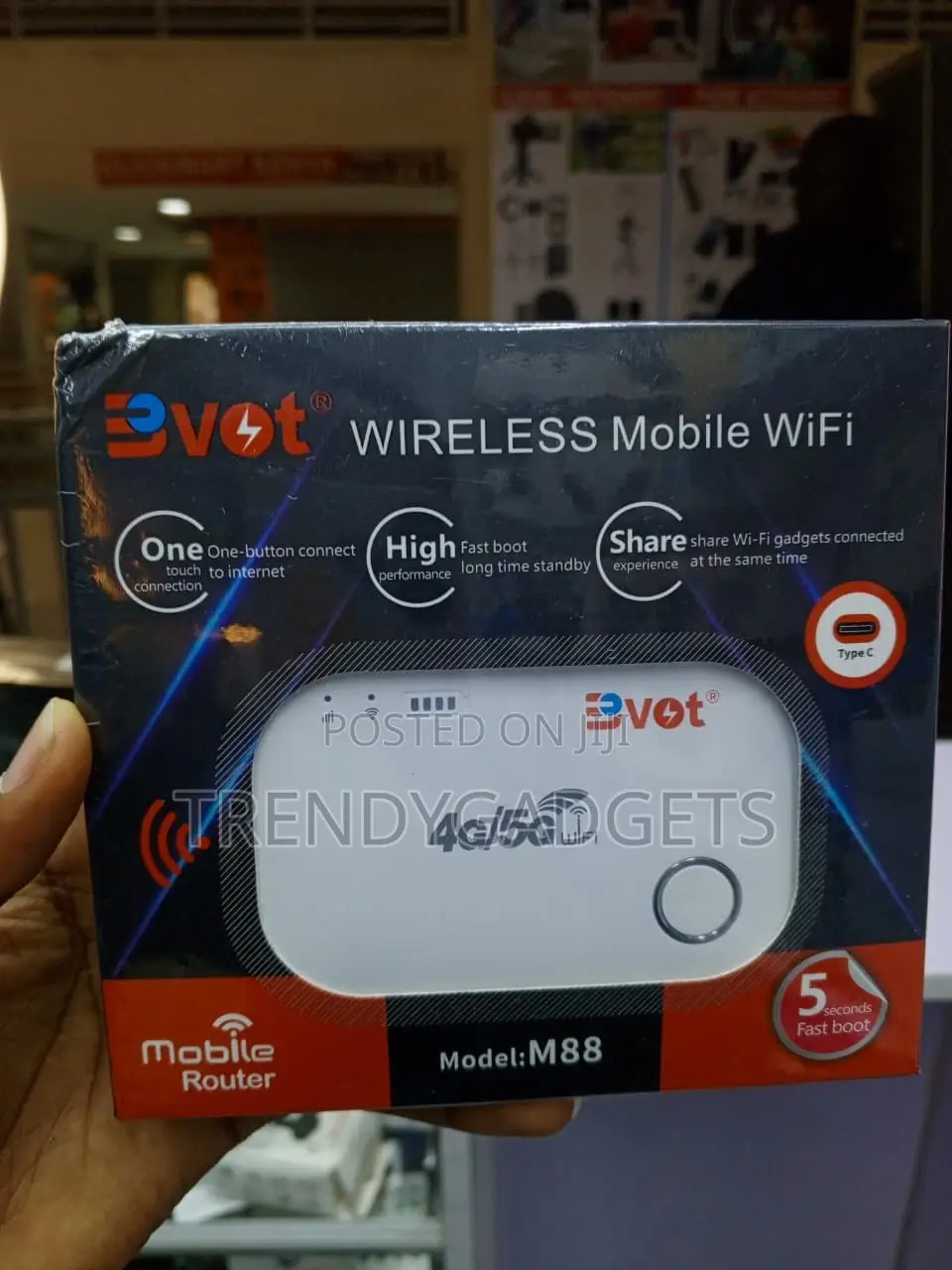 BVOT M88 5G Mobile WiFi Hotspot for Multiple Devices