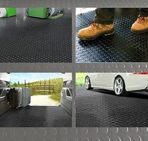 Garage Rubber Coin Carpet