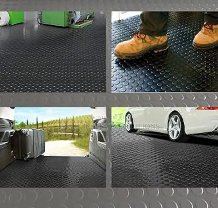 Garage Rubber Coin Carpet