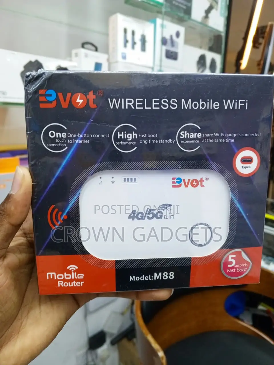 BVOT M88 Portable Wireless WiFi Hotspot for Home Travel