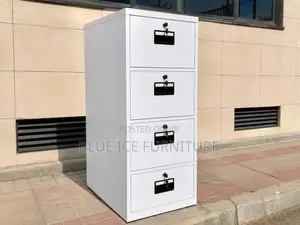 Office Cabinet;4 Drawer Metal Filing Cabinet With Lock - Multiple Key