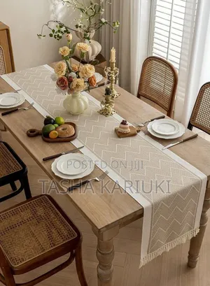 Premium Polyester Cotton Table Runner