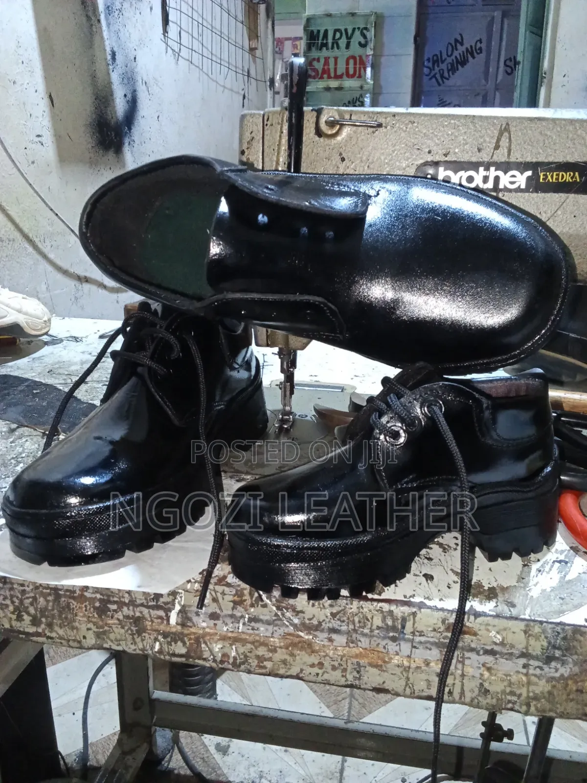 Back to School Leather Toughees Shoes