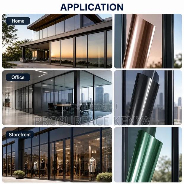 Reflective Window Film 1.5M | Privacy Heat Control