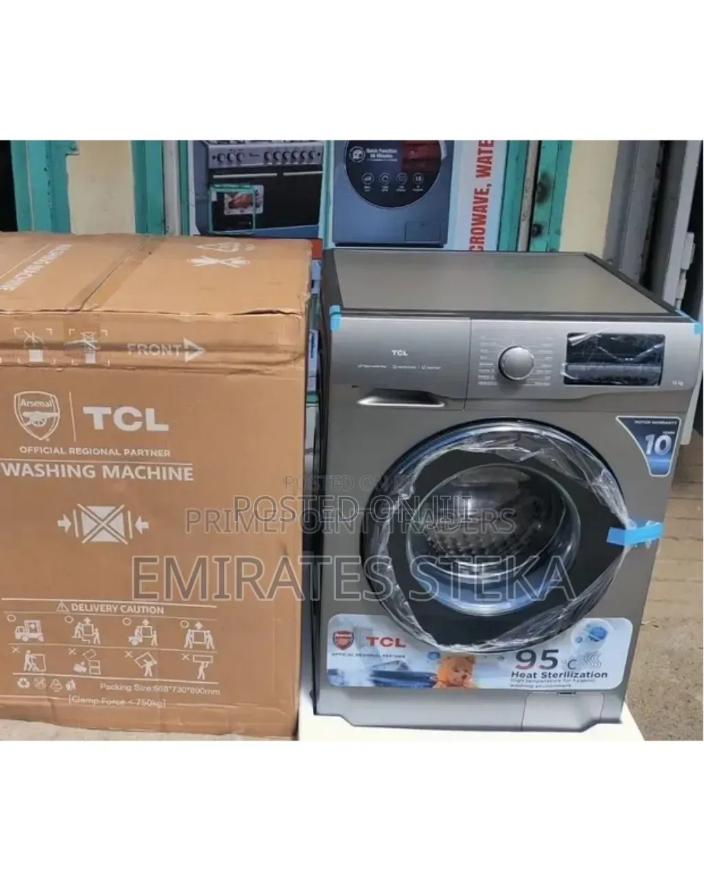 TCL 10kg/6Kg Wash and Dry DIGITAL 87600Washing Machine
