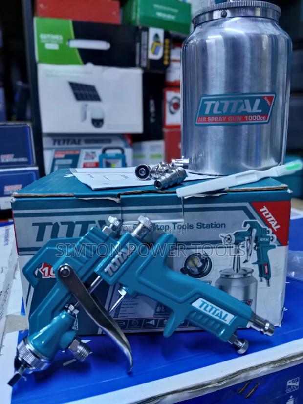 TOTAL Air Spray Gun (1000cc Capacity),