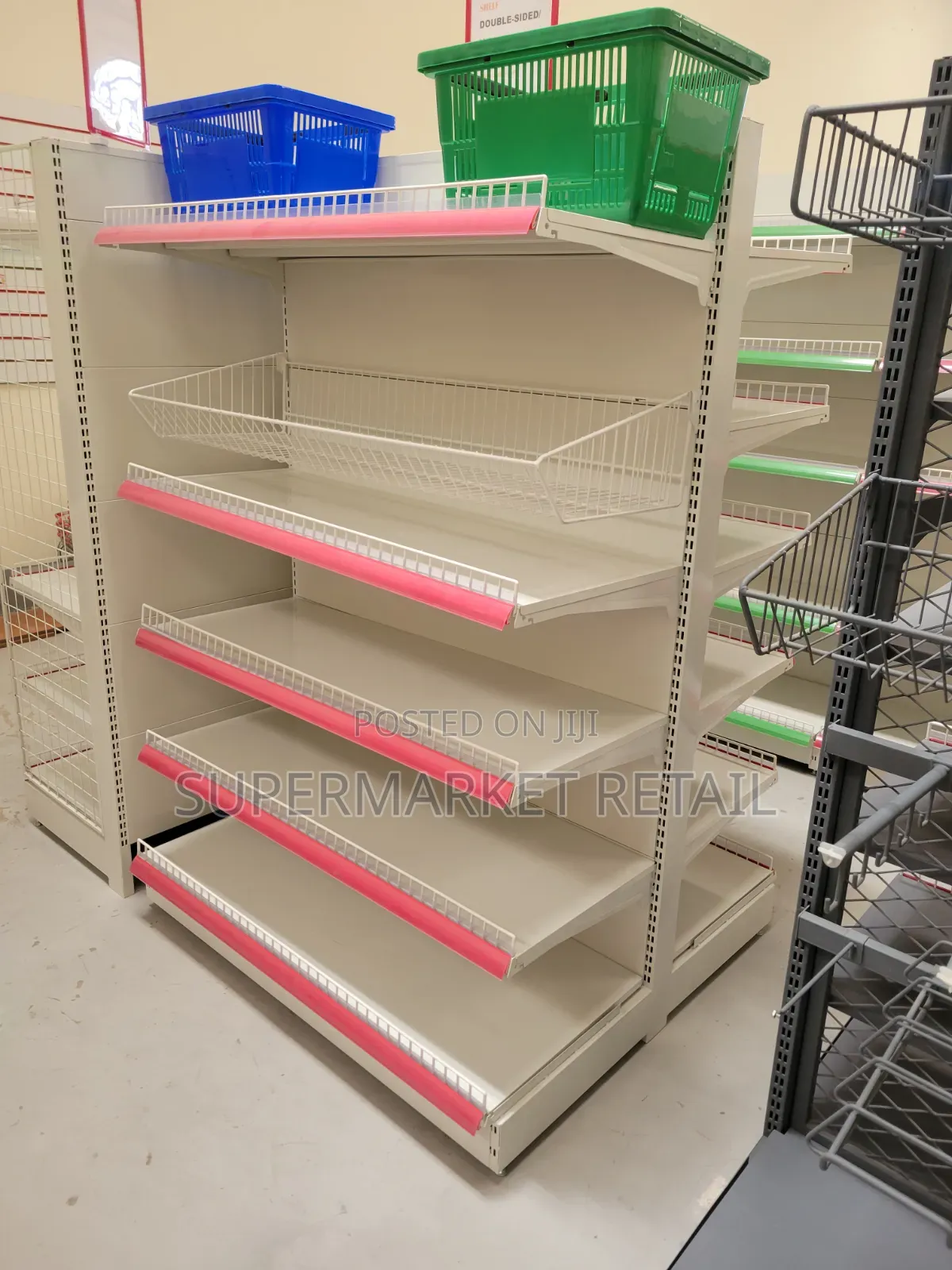 Heavy-Duty Supermarket Middleshelves Shelves