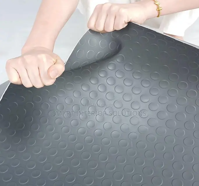 Grey Flooring Coin Carpet