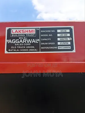High-Capacity Heavy-Duty Power Concrete Mixer