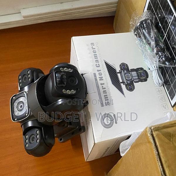 4G Solar Security Camera With 3 Lenses 360° Panoramic View - main view