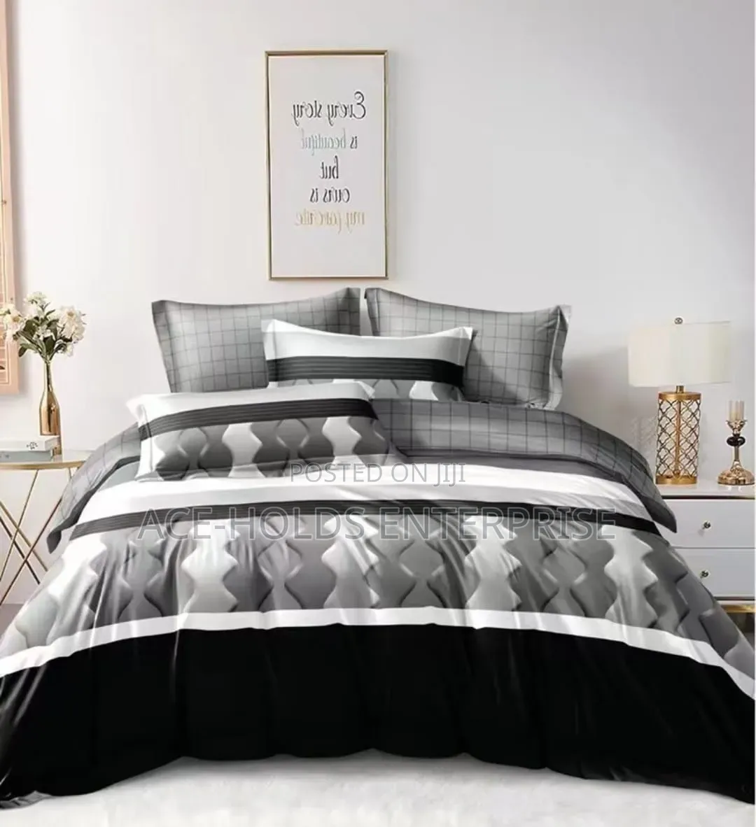 High Quality Cotton Flowered Duvet Covers - 5*6 and 6*6