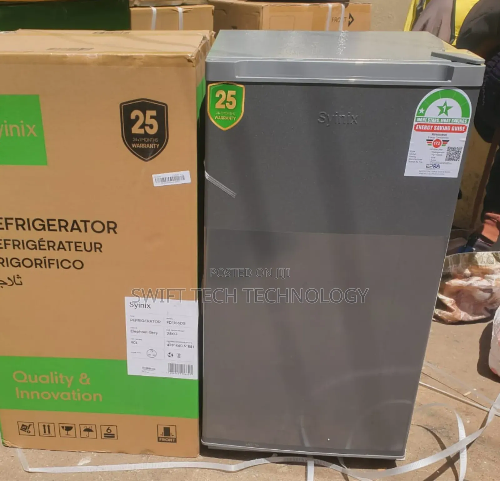 Syinix 90 Litres Single Door Refrigerator