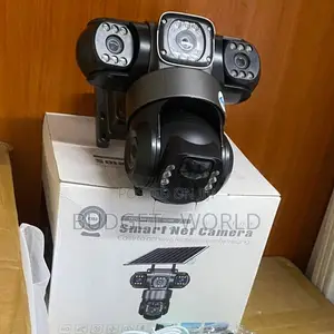 Outdoor 4G Solar CCTV Camera – 3 Lens 360° Full HD Security