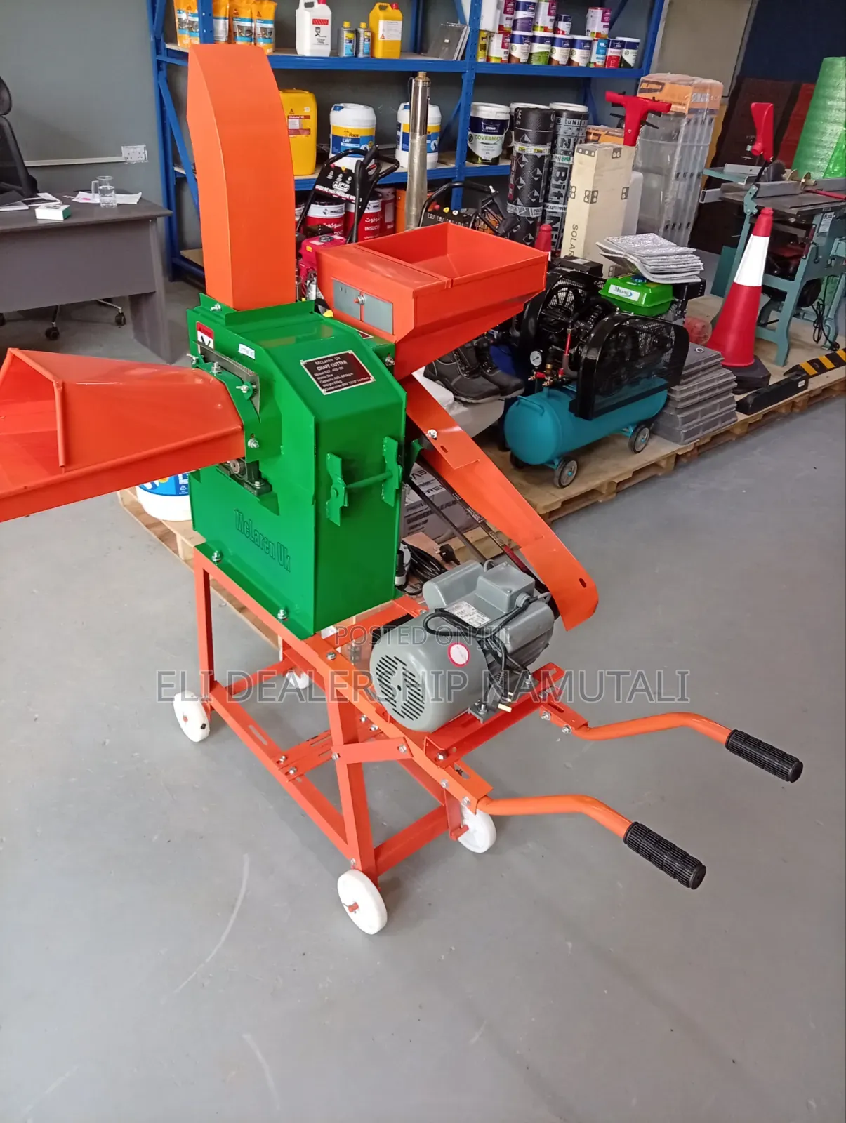 3HP Electric Chaff Cutter for Napier Grass, Hay Maize/ Single Phase