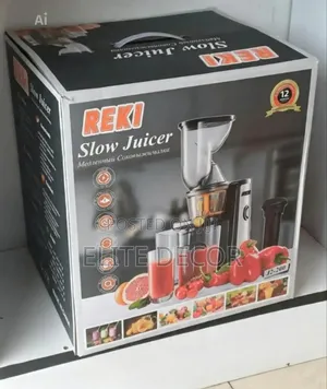 REKI J2-200 500W Slow Juicer – Cold Press Masticating Juice Extractor
