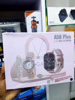 A58 Plus 2.02" Smartwatch With Necklace Bracelet Earrings