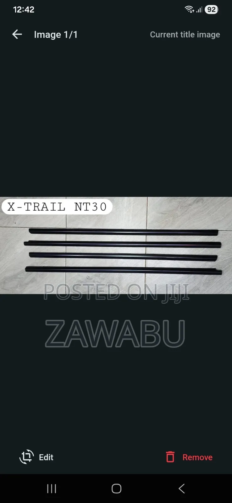 Weather Strip Nissan X-Trail Nt30