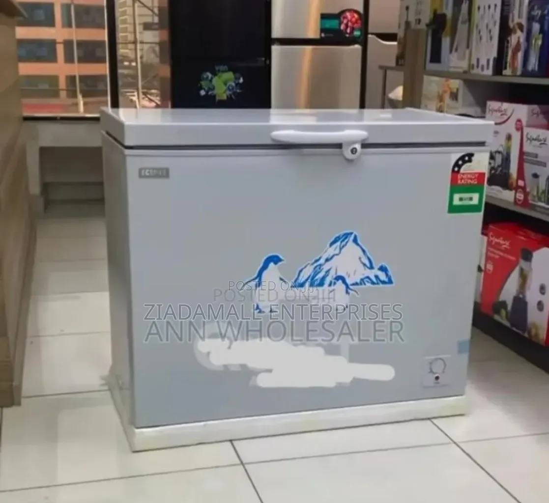 Colour Grey Ecomax 219 Freezer. Double Sided