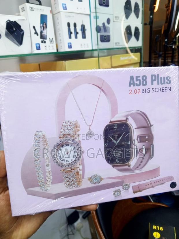 A58 Plus Ladies Smartwatch With Bluetooth Calling Jewelry - main view