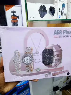 A58 Plus Ladies Smartwatch With Bluetooth Calling Jewelry