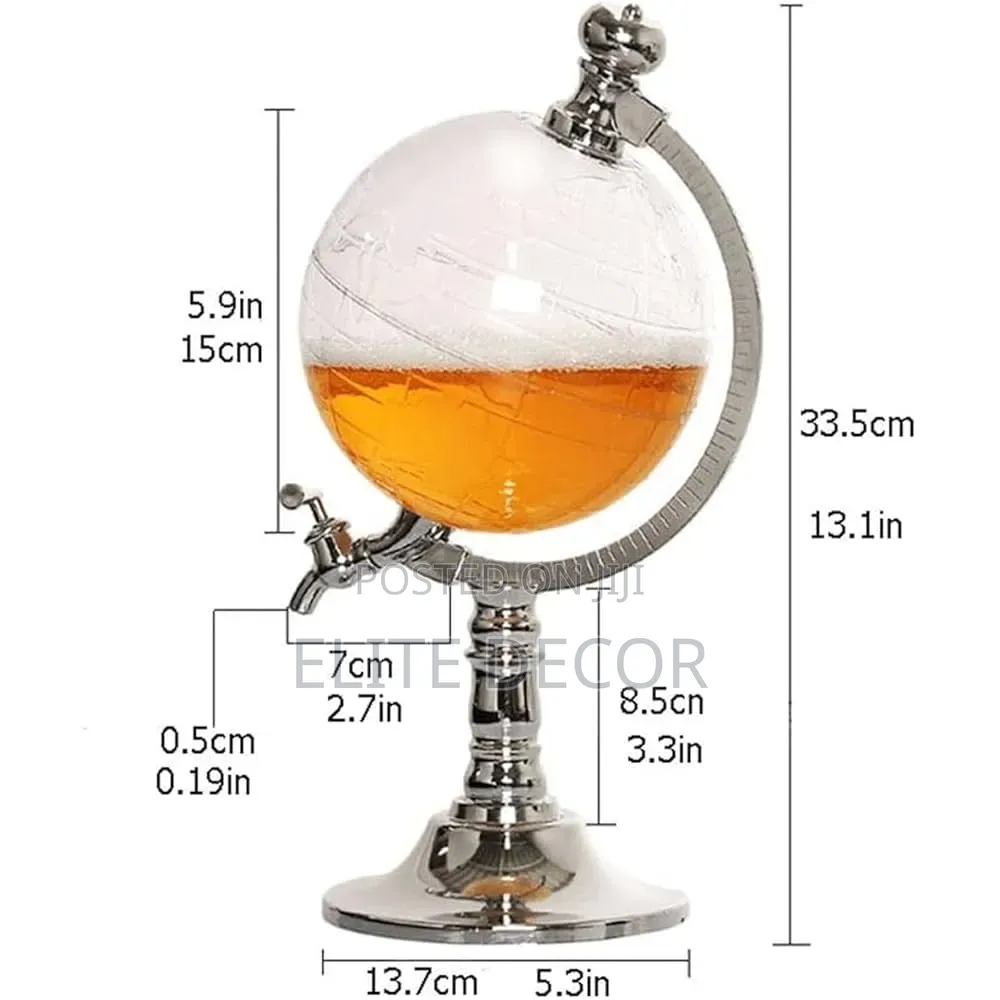 3.5l Globe Drink Dispenser – Elegant Wine Beverage Server
